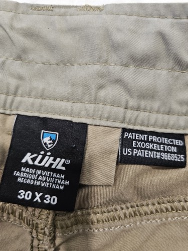 Kuhl Radikl Pants Mens 30x30 Khaki Beige Stretch Hiking Outdoor Rugged Wear - Picture 2 of 19