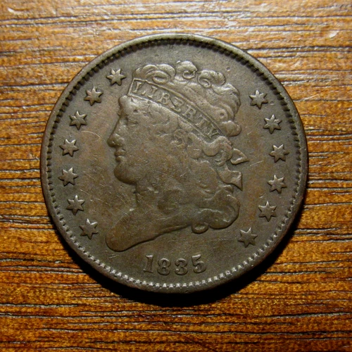 1835-P Half Cent — photo from another recent sale