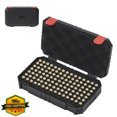 #ad Minahao Red Ammo Storage Case 105 Round $20.00