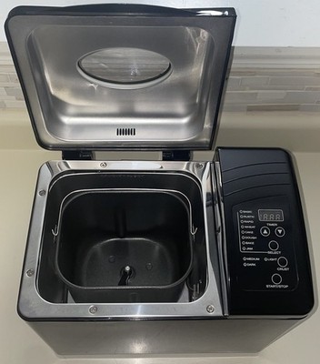 Food Network XBM138-D Programmable Bread Maker Machine Black - Tested & Clean