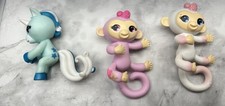 Fingerlings Mini Figures Lot Of 3 Figs 2 Monkeys 1 Unicorn By WowWee