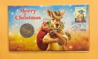 2024 Australia PNC Merry Christmas Kangaroo 50c Cents UNC Coloured Coin Florals