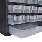 Nuts and Bolts Organizer Storage with 44 Drawers Small Parts Organizer vidaXL