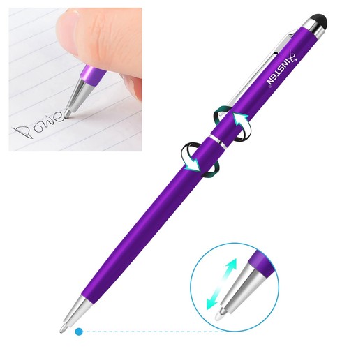 Purple Capacitive 2in1 Stylus Ballpoint Pen for Amazon Kindle Fire HDX 8.9 2013 - Picture 2 of 8