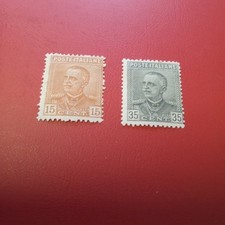 Regno d'Italia Francobolli Vitt.Em.III 1929 15c+35c Nuovi Linguellati