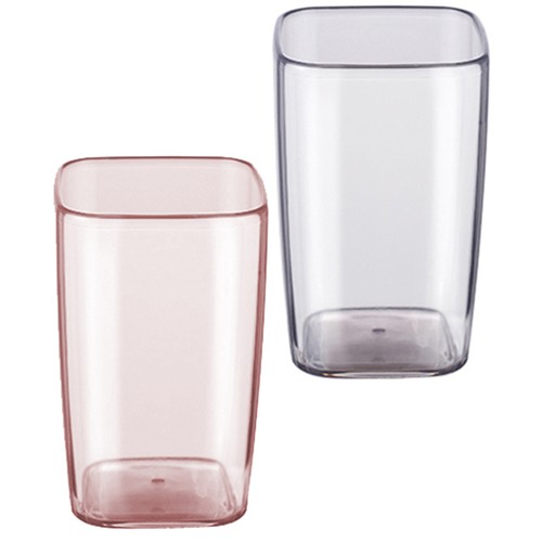 2 Pcs Plastic Bathroom Tumbler Toothbrush Cup Cups Multifunctional - Picture 8 of 12