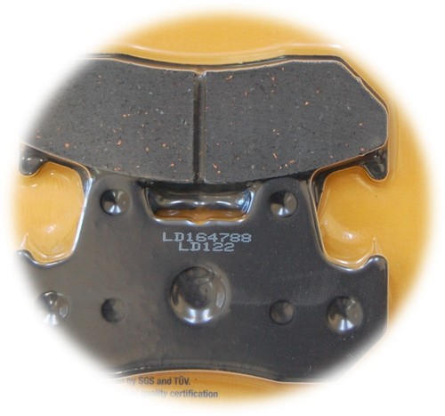 REAR BRAKE PADS fit HONDA NS 250 400  1984-1988 NS250 NS400  - Bild 2 von 2