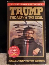 TRUMP: THE ART OF THE DEAL 1st Edition SIGNED AUTOGRAPHED by President Trump