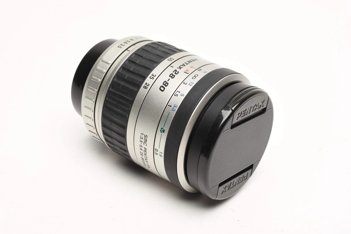 Pentax Camera Lenses SMC 28-80mm Focal f/3.5-5.6 Maximum Aperture