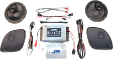 J & M 200W 2-Channel Amplifier and Speaker Kit RPKT-200HR15