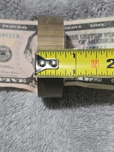 Orologio da scrivania con cassa in ottone massiccio. Diametro 2,5". Movimento sconosciuto COSÌ COM'È. - Foto 19 di 19