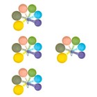  24 PCs Absolventen Backbecher Messen Sie schaufelnde farbenfrohe Löffel