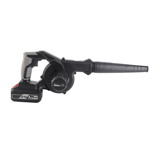 (BlackUS Plug & 2 Battery)Cordless Leaf Blower Stepless Speed Regulation TDW