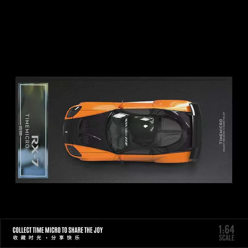 1:64 RX-7 Veilside Fast & Furious Orange Die Cast Model Car - Image 2 of 4