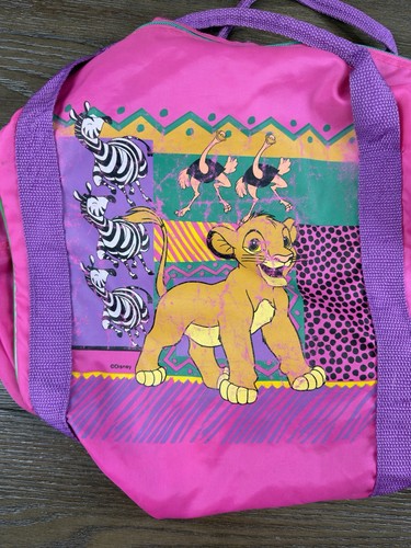 Disney Der König der Löwen Vintage Reisetasche 90er Jahre selten LESEN - Bild 3 von 11