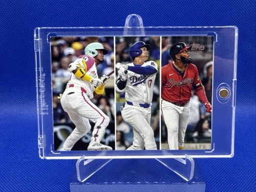 2025 Topps Series 1 NL Batting Avg. Leaders. Ohtani Arraez Ozuna True Photo Var.