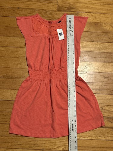 NEW Gap Kids Summer Eyelet Dress Size 6-7 - Picture 8 of 9