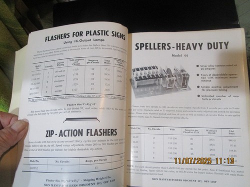 A.B. McMAHAN CO. Catálogo comercial de suministros e intermitentes de letreros de neón con precios de la década de 1940 - Imagen 6 de 16