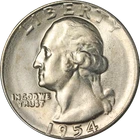 1954-S Washington Quarter