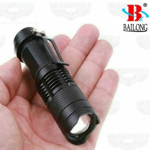 MINI TORCIA TATTICA MILITARE CZY-1812 LED CREE XML T6 10000W IN ALLUMINIO - Bild 13 von 18