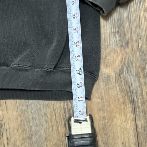 Vintage 90s Adidas Mens Black 3 Striped Crew Neck Sweatshirt Size L USA Made - Picture 7 of 15
