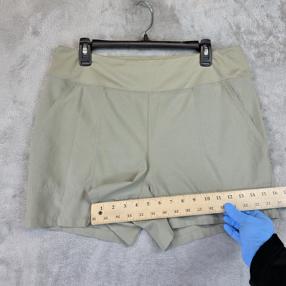 Pantalones Cortos Patagonia Para Mujer Grandes Verdes Elastizados Senderismo Aire Libre Informales Bolsillos Foto 4 de 4