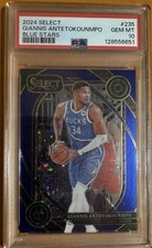 Giannis Antetokounmpo PSA 10 Select Courtside #235 Blue Stars Prizm 2/20 POP 1