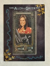 2025 Topps Allen & Ginter X Mini Black Frame Michele Fitzgerald Auto /25