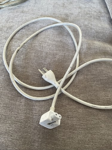 Apple Macbook Charger Volex APC7H Power Cord Charging Extender Cable - White