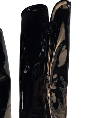 Botas hasta la rodilla Kenneth Cole New York para mujer 9,5 M Angélica charol negro - Imagen 12 de 14