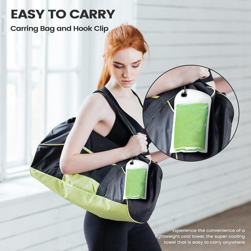 4er-Pack Kühlende Handtücher, Atmungsaktive Handtücher für das Fitnessstudi4515 - Bild 4 von 8
