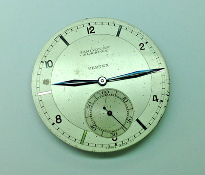 Revue cal.65  Pocket Watch Movement - SAM LYONS - BLACKPOOL - Restoration