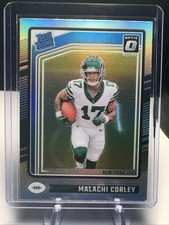 2024 Donruss Football Malachi Corley Silver Holo Optic Rated Rookie Preview #333