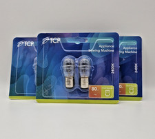 6 x 15w Sewing Machine Bulb B15d Warm Light 2400K 80l Small Bayonet 15w 240V