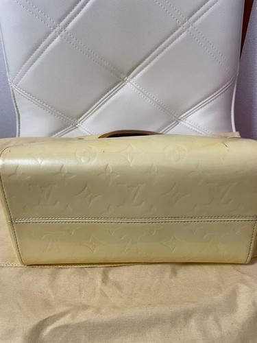 Bolso de Mano Louis Vuitton Maple Drive Amarillo Limón Cuero Vernis Logo Usado - Imagen 8 de 8