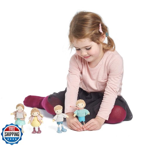 Tender Leaf Toys - The Goodwood Family - Wooden Miniatures Flexib - Picture 5 of 5