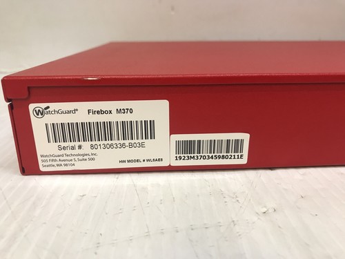 WatchGuard Firebox M370 8-Port Network Security Appliance WL6AE8 WORKING *READ* - Picture 7 of 16