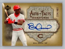 2006 Upper Deck Artifacts Eric Davis Cincinnati Reds Auto /487 #AF-ED 9800