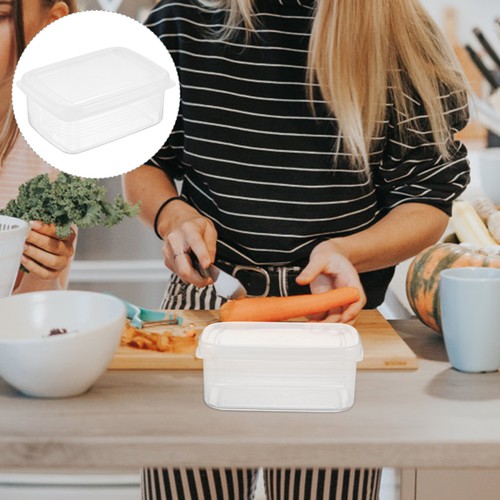 6 Pezzi Contenitori Contenitore per Frigo Scatole con Coperchi - Foto 10 di 12