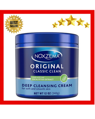 Noxzema Classic Clean Cream, Original Deep 12 Fl Oz (Pack of 1), Ivory 