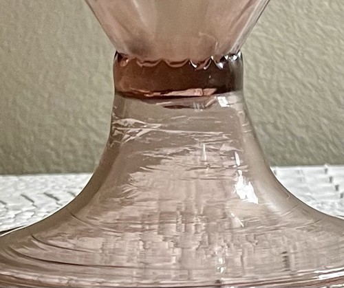 Jarrón antiguo de cristal de Murano Soffiato - Imagen 6 de 6