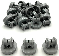 Lego 20 New Light Bluish Gray Technic Rotation Joint Disks with Large Pin Pieces