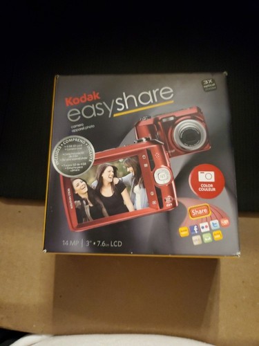 Kodak EasyShare C1530 fotocamera digitale 14 MP zoom ottico 3x - rosso - scatola aperta - Foto 6 di 6