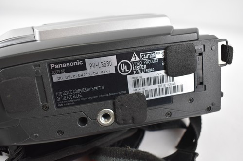 Panasonic PV-L353D L353 Palmcorder VHS-C Video Camcorder ONLY - Picture 7 of 8