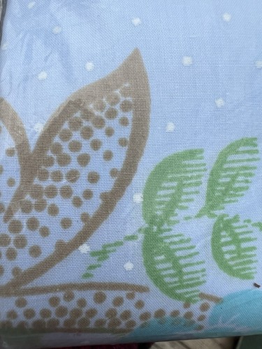 2 blaue Blumen Vintage Meadowbrook Luxus Perkal Kissenbezüge Set 42 x 36 Neu in Verpackung - Bild 2 von 6