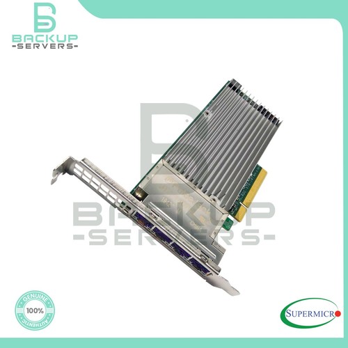 Adattatore di rete AOC-STG-i4T Supermicro Quad-Port 10 Gbps PCI-Express 3.0 x8 RJ-45 - Foto 2 di 3