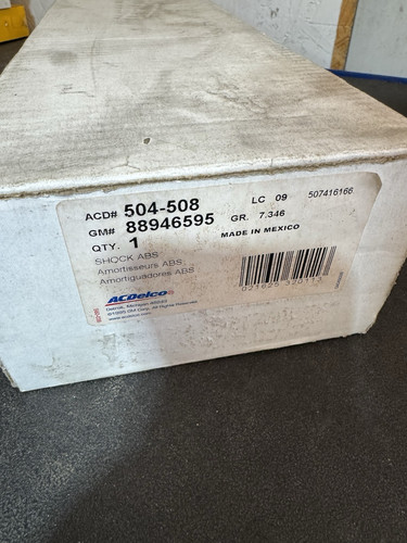 504-508 AC Delco Shock Absorber and Strut Assemblies Set of 2 PAIR NEW! 88946595 - Picture 2 of 3