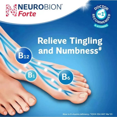 Neurobion Forte Vitamin B Komplex - 30 Tabletten (X 5) - Bild 6 von 10