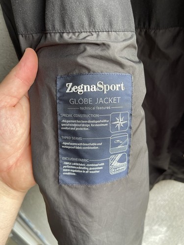 Chaqueta Zegna Sport Globe para hombre talla XL color negro - Imagen 20 de 23