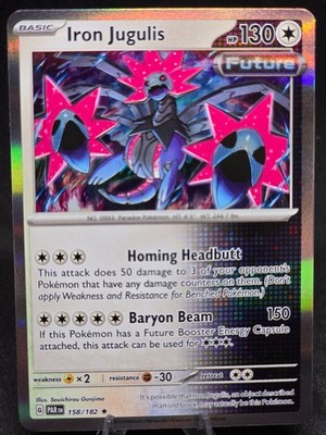 Pokémon TCG Iron Jugulis Paradox Rift 158/182 Reverse